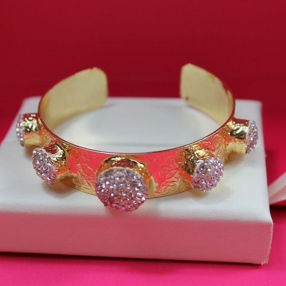 J27 - BOGO 50% olArm candy blue beaded t plated Bracelet - Picture 4 of 7